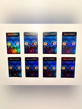 McDonald’s KPOP DEMON HUNTERS Derpy Tiger Holographic VIP Cards - Lot of 8 💙